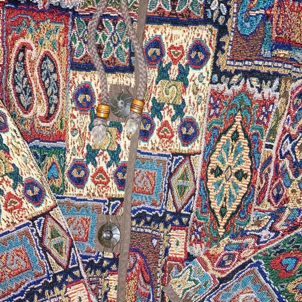 Multicolor Patterned Women's Jacket - image 6